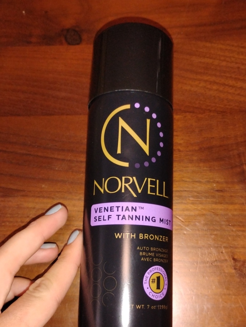 Venetian Self Tanning Mist with Bronzer - Purple/Black